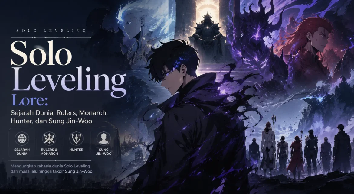 Solo Leveling Lore: Sejarah Dunia, Rulers, Monarch, Hunter, dan Sung Jin-Woo